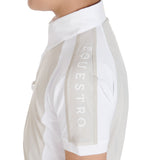 Equestro Boys' Slim Fit Competition Polo Shirt Four-Buttons