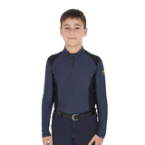 Boys' training base layer in technical fabric