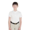 Kids' slim fit training polo shirt high performance