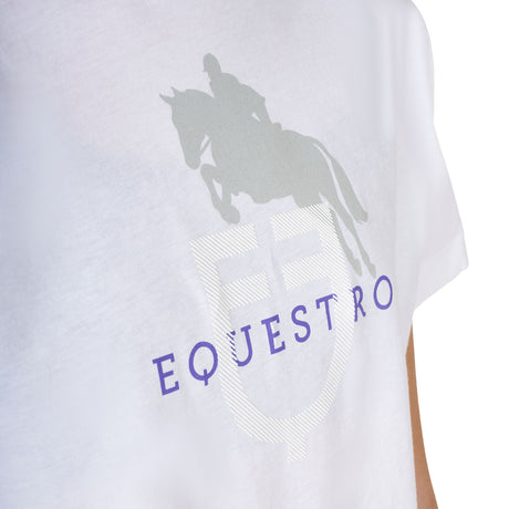 Kids' unisex Horse Jump Glossy cotton T-shirt