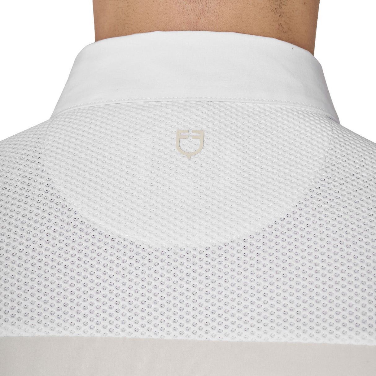 Men's long-sleeved competition polo shirt