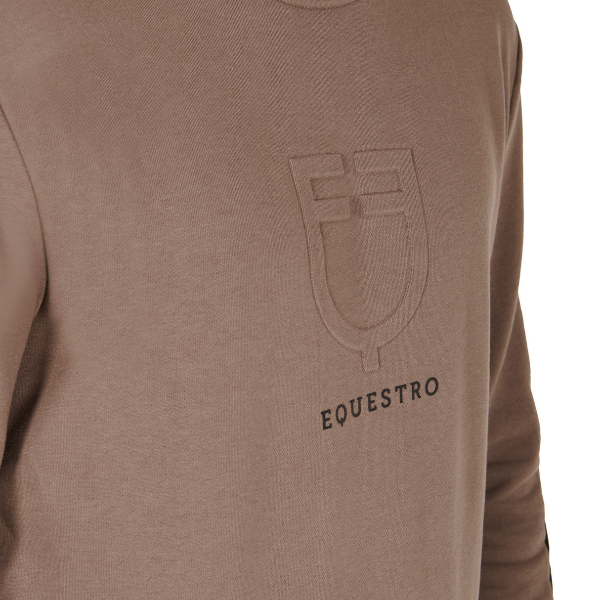 Men's cotton sweatshirt with logo