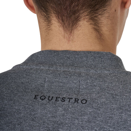 Men's cotton sweatshirt with logo