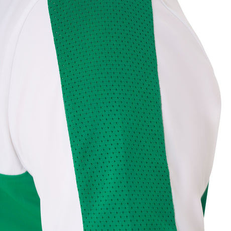 Men's slim fit training polo shirt with front logo