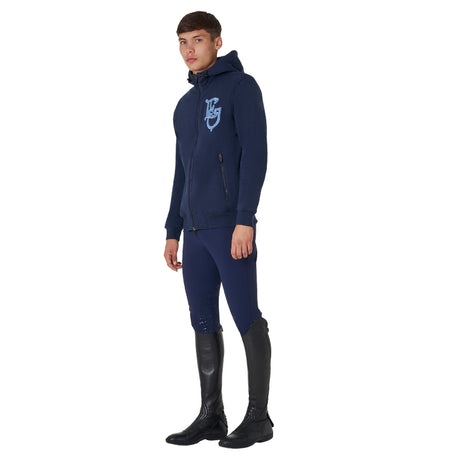 Men's EQ hoodie with front zip