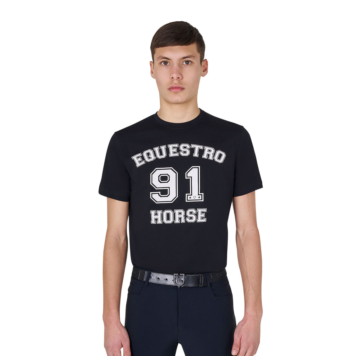 Men's Horse Club cotton T-shirt