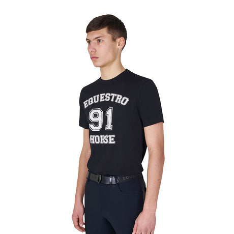 Men's Horse Club cotton T-shirt