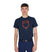 Men's basic T-shirt with glossy logo