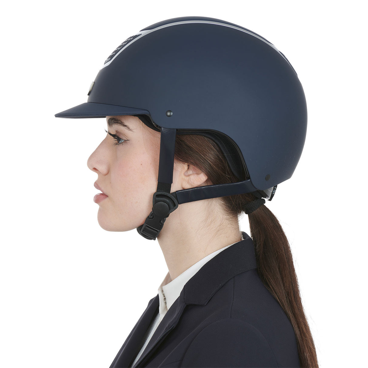 Ultra light helmet with polished frame homologation EN 1384-2023