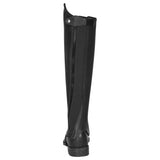 Unisex soft leather gaiters with side zip