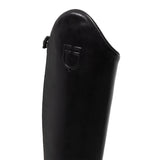 Neptune unisex leather boots with rear zipper