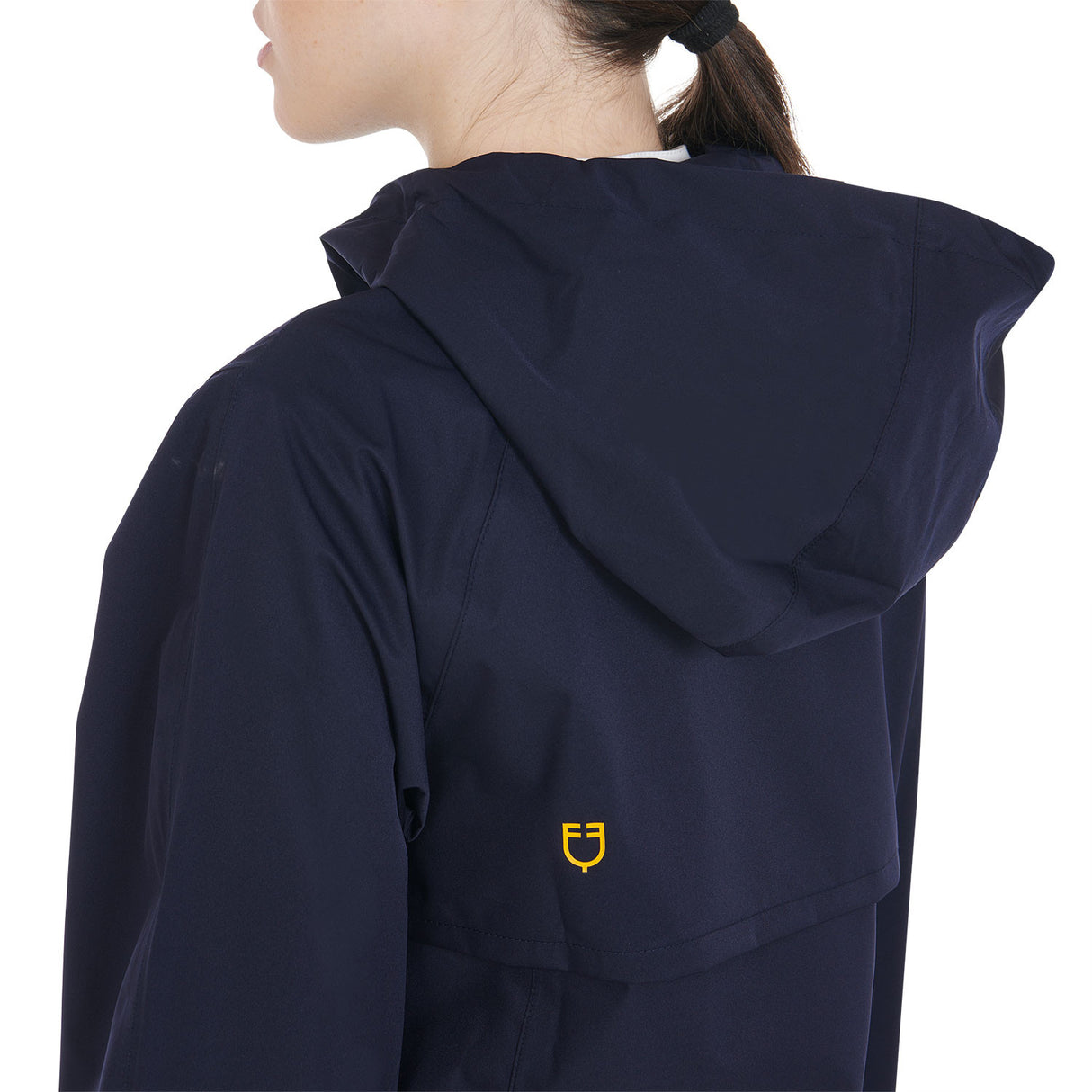 Women's three-layer technical raincoat