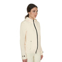 Women's slim fit softshell jacket with windproof zip