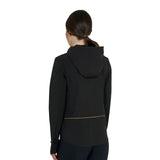 Women's slim fit softshell jacket with windproof zip