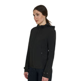 Women's slim fit softshell jacket with windproof zip