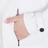 Women's slim fit softshell jacket with windproof zip