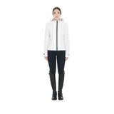 Women's slim fit softshell jacket with windproof zip