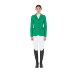 Women's competition jacket three buttons perforated fabric