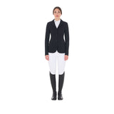 Women's competition jacket three buttons perforated fabric