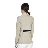 Women's competition jacket four buttons perforated fabric