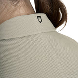 Women's competition jacket four buttons perforated fabric