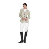 Women's competition jacket four buttons perforated fabric