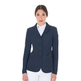 Women's competition jacket four buttons perforated fabric