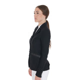 Women's competition jacket four buttons perforated fabric