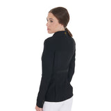 Women's competition jacket four buttons perforated fabric