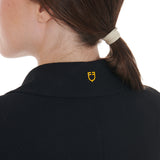 Women's competition jacket four buttons perforated fabric