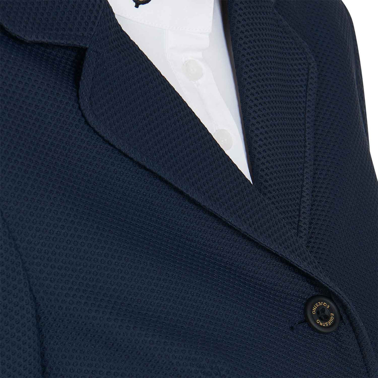 Women's competition jacket four buttons perforated fabric