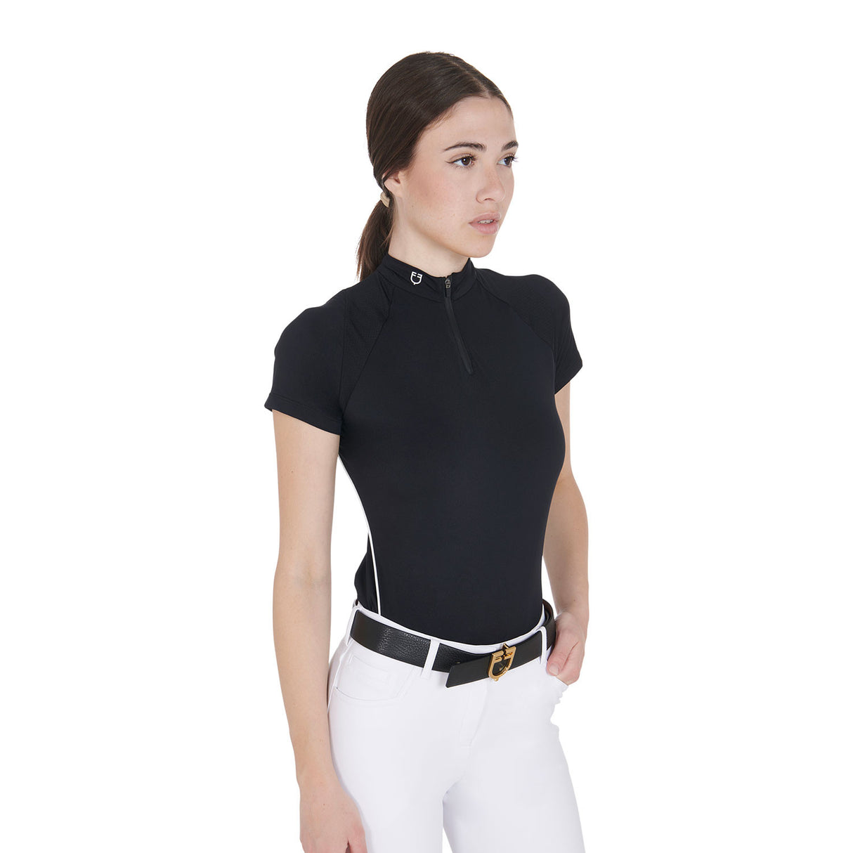 Women's slim fit technical training polo shirt