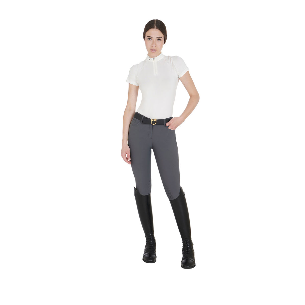 Women's slim fit technical training polo shirt