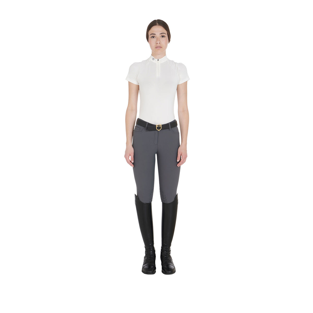 Women's slim fit technical training polo shirt