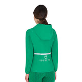 Women's down jacket in technical blend