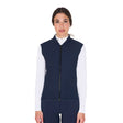 Women's slim fit vest in technical fabric