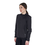 Women's technical sweatshirt in jersey with zip