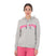 Equestro Women's Hoodie With Zip And Sponge Lettering #colour_grey-fucsia