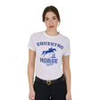 Women's Horse Varsity cotton T-shirt