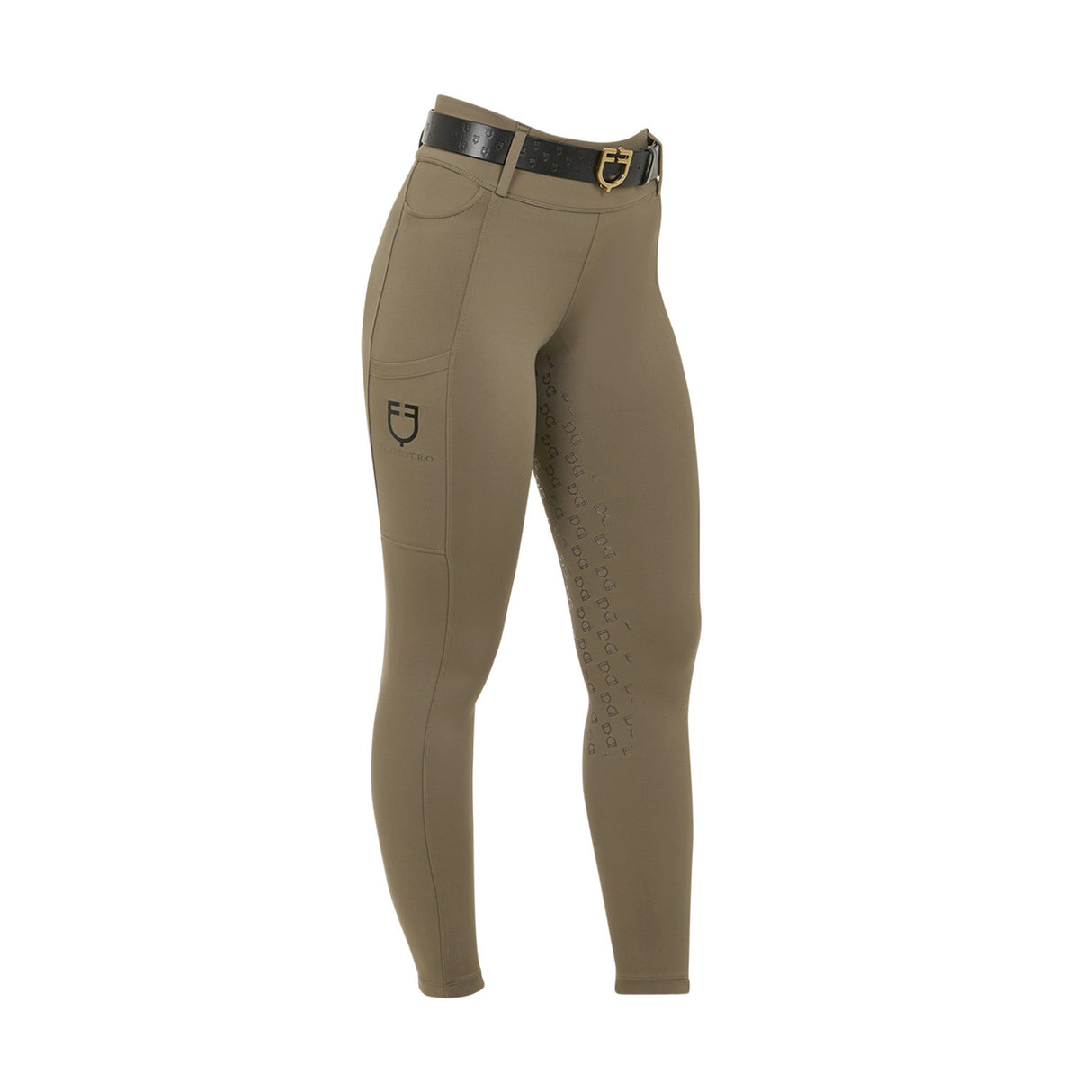 Women's high-waisted leggings with belt loops