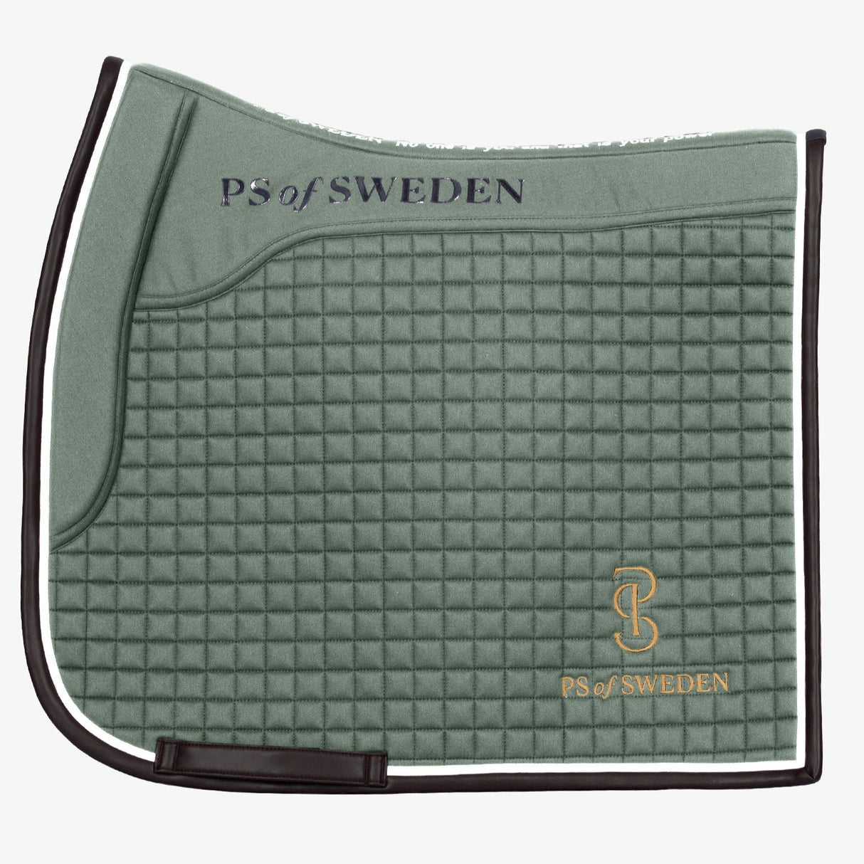 PS af Sverige skildpadde grøn elite kant dressur sadel pad