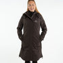 EQUIDRY Women's Bronte Riding Coat with Removable Hood #colour_brown