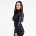EQUIDRY Women's Water Repellent Base Layer #colour_black-lilac