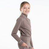 EQUIDRY Children's Water Repellent Base Layer #colour_mocha