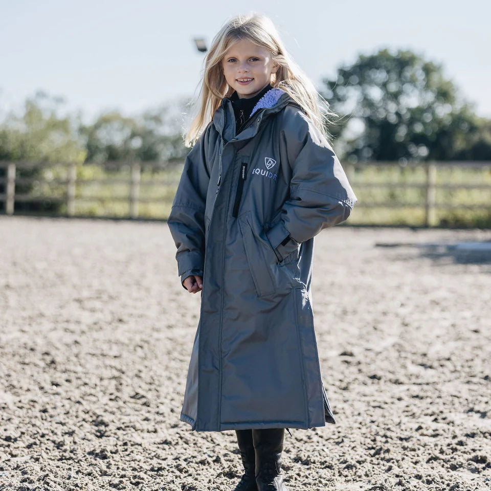 EQUIDRY Children's Thick Fleece Evolution #colour_grey-lilac