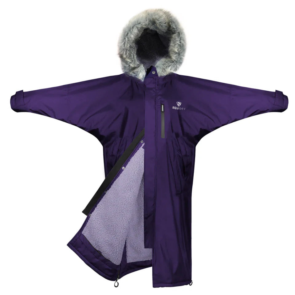 EQUIDRY Children's Thick Fleece Evolution #colour_purple-lilac