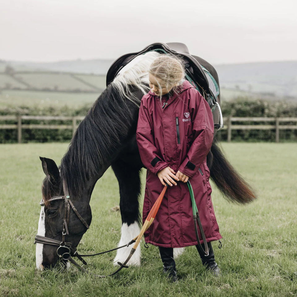 EQUIDRY Children's Thin Fleece Evolution #colour_plum