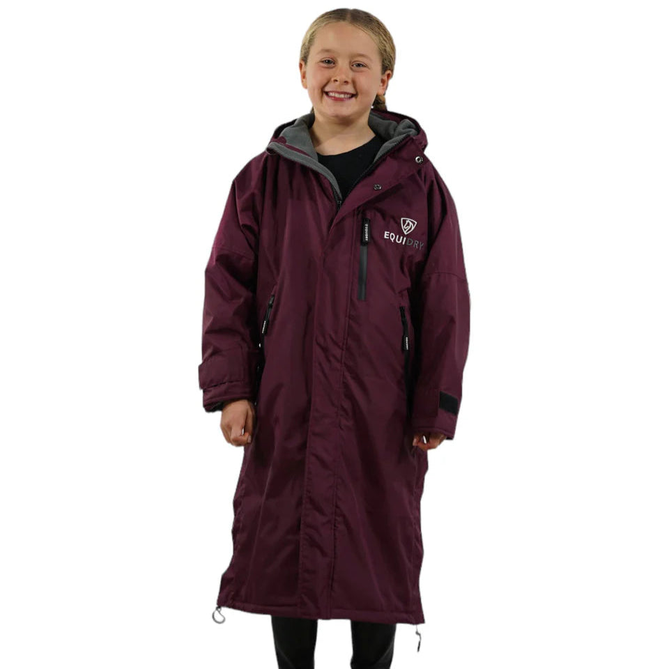 EQUIDRY Children's Thin Fleece Evolution #colour_plum