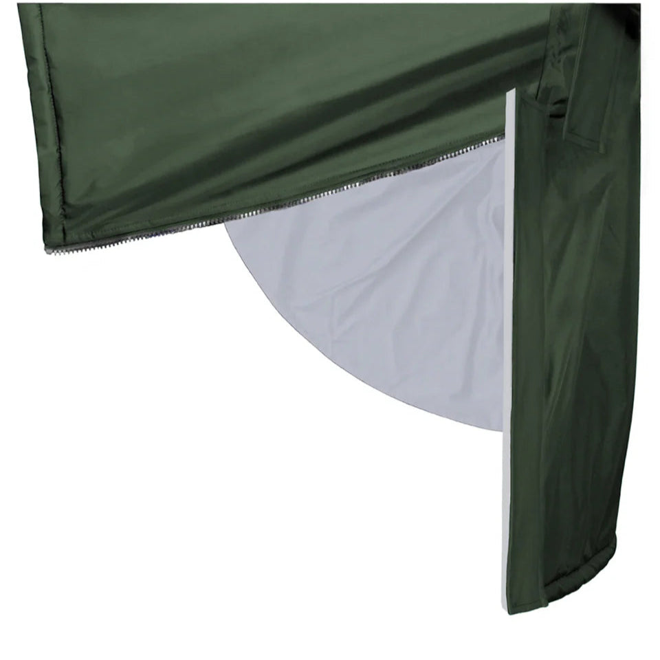 EQUIDRY Children's Thin Fleece Reflective Evolution #colour_black- forest-green