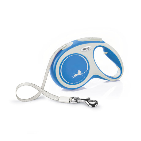 Flexi New Comfort Tape Dog Lead #colour_blue